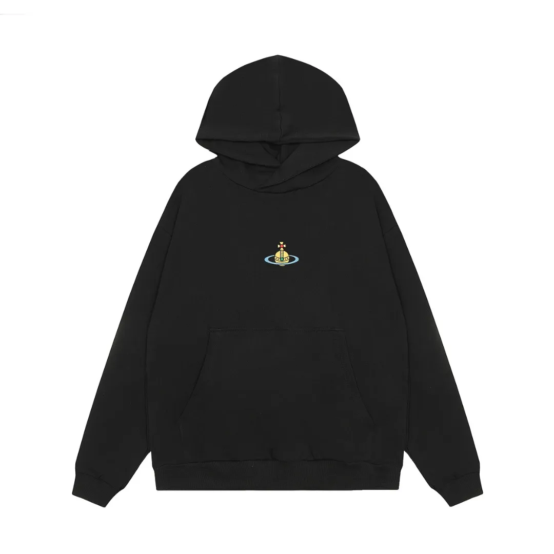 VIVI870# "Exclusive hot style" vivienne west wood West Queen Vivienne Saturn classic winning hooded sweatshirt 2024 top hot style No need to say more, just open the details directly YB mold opening Correct seam collar details ⚠️The authentic product is the seam threaded neckline, there is no collar strip. Our family only makes the right version of the product. We are careful to make sure that the first release of the Queen Mother of the whole network is correct. The entire series of correct accessories and every detail is completely restored. Straight up to full Size: XS-L